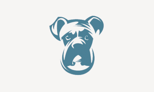 boxer dog logo