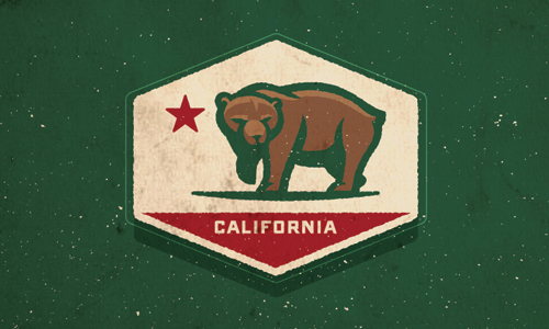 logo with california bear