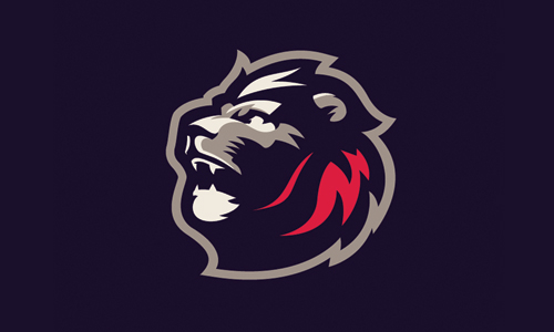 lion mascot logo